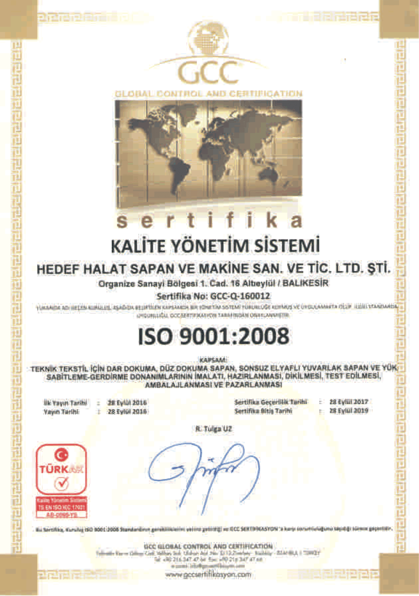 ISO 9001:2008